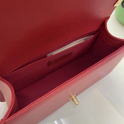Replica Borsa Chanel Boy Flap Classic A67086 Pelle di vitello granata hardware oro/argento rossa Imitazioni Falso Replica Borsa Chanel Boy Flap Classic A67086 Pelle di vitello granata hardware oro/argento rossa Imitazioni Falso