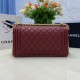 Replica Borsa Chanel Boy Flap Classic A67086 Pelle di vitello granata hardware oro/argento bordeaux Imitazioni Falso