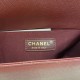 Replica Borsa Chanel Boy Flap Classic A67086 Pelle di vitello granata hardware oro/argento bordeaux Imitazioni Falso