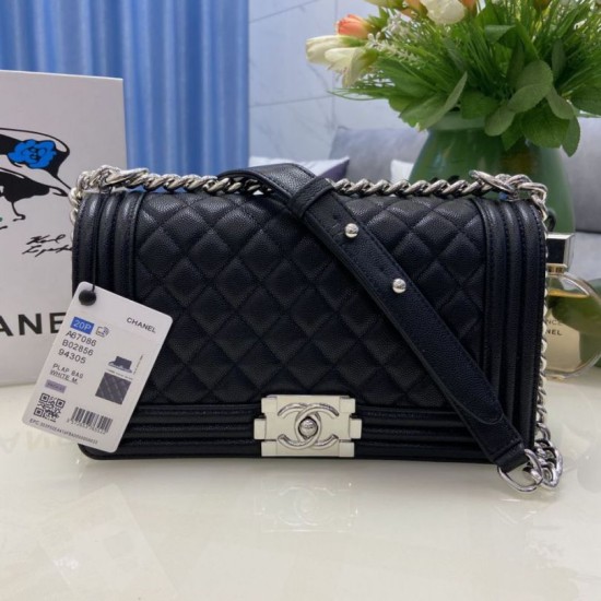 Replica Borsa Chanel Boy Flap Classic A67086 Pelle di vitello granata hardware oro/argento nera Imitazioni Falso Replica Borsa Chanel Boy Flap Classic A67086 Pelle di vitello granata hardware oro/argento nera Imitazioni Falso