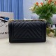 Replica Borsa Chanel Boy Flap Chevron A67086 Pelle di vitello granata hardware oro nera Imitazioni Falso