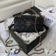 Replica Borsa Chanel Kelly Dark Horse con Manico Lungo AP3238 Nero Imitazioni Falso