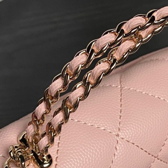 Replica Borsa Chanel Kelly Dark Horse con manico lungo AP3238 Rosa Imitazioni Falso