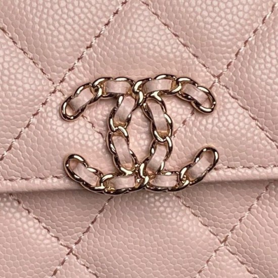 Replica Borsa Chanel Kelly Dark Horse con manico lungo AP3238 Rosa Imitazioni Falso