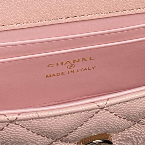 Replica Borsa Chanel Kelly Dark Horse con manico lungo AP3238 Rosa Imitazioni Falso
