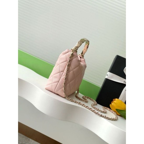 Replica Borsa Chanel 25S Edizione Limitata Vanity Case con Manico Superiore AP4591 Rosa Imitazioni Falso