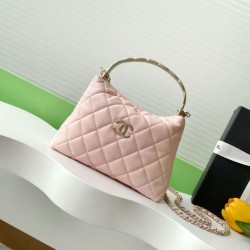Replica Borsa Chanel 25S Edizione Limitata Vanity Case con Manico Superiore AP4591 Rosa Imitazioni Falso