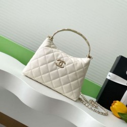Replica Borsa Chanel 25S Edizione Limitata Vanity Case con Manico Superiore AP4591 Beige Imitazioni Falso