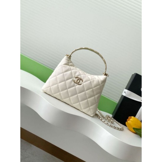Replica Borsa Chanel 25S Edizione Limitata Vanity Case con Manico Superiore AP4591 Beige Imitazioni Falso