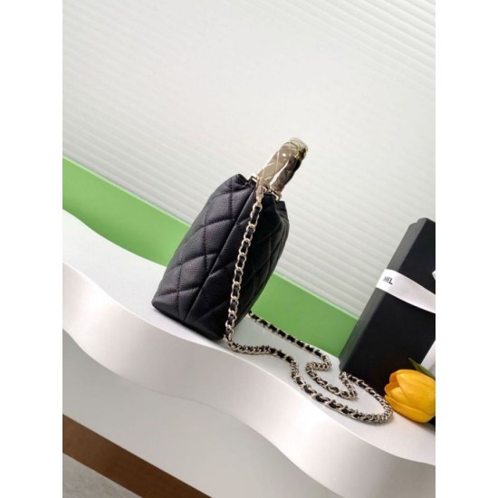 Replica Borsa Chanel 25S Edizione Limitata Vanity Case con Manico Superiore AP4591 Nero Imitazioni Falso