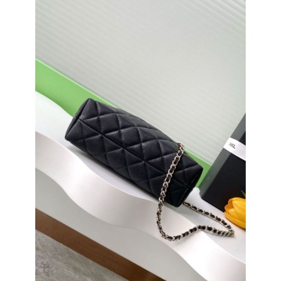 Replica Borsa Chanel 25S Edizione Limitata Vanity Case con Manico Superiore AP4591 Nero Imitazioni Falso
