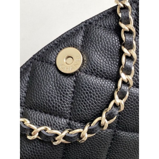 Replica Borsa Chanel 25S Edizione Limitata Vanity Case con Manico Superiore AP4591 Nero Imitazioni Falso