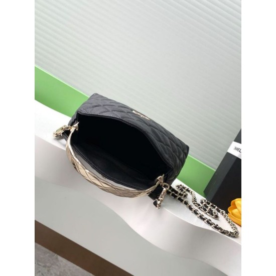 Replica Borsa Chanel 25S Edizione Limitata Vanity Case con Manico Superiore AP4591 Nero Imitazioni Falso