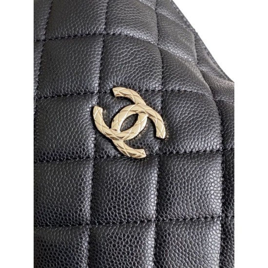 Replica Borsa Chanel 25S Edizione Limitata Vanity Case con Manico Superiore AP4591 Nero Imitazioni Falso
