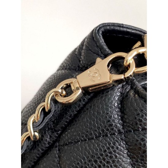 Replica Borsa Chanel 25S Edizione Limitata Vanity Case con Manico Superiore AP4591 Nero Imitazioni Falso