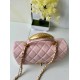 Replica Borsa Chanel 25SS Mini Flap Vintage con Manico Superiore AS2431 Rosa Imitazioni Falso