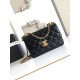 Replica Borsa Chanel 25A Mini/Piccola Flap con Catena Dorata AS2649 AS2615 Nero Imitazioni Falso
