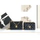 Replica Borsa Chanel 25A Mini/Piccola Flap con Catena Dorata AS2649 AS2615 Nero Imitazioni Falso