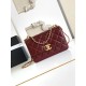 Replica Borsa Chanel 25A Mini/Piccola Flap con Catena Dorata AS2649 AS2615 Bordeaux Imitazioni Falso