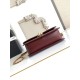Replica Borsa Chanel 25A Mini/Piccola Flap con Catena Dorata AS2649 AS2615 Bordeaux Imitazioni Falso