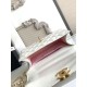 Replica Borsa Chanel 25A Mini/Piccola Flap con Catena Dorata AS2649 AS2615 Bianco Imitazioni Falso