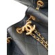 Replica Borsa a secchiello Chanel 25C grande/piccola in pelle di vitello granata AS5311 AS5293 Nero Imitazioni Falso