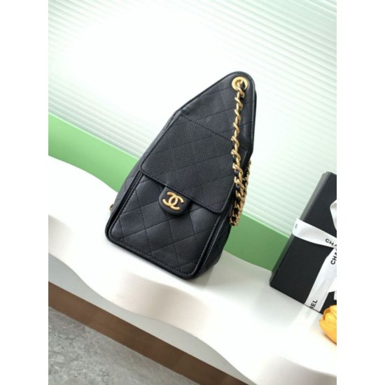 Replica Borsa a secchiello Chanel 25C grande/piccola in pelle di vitello granata AS5311 AS5293 Nero Imitazioni Falso
