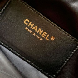Replica Borsa a secchiello Chanel 25C grande/piccola in pelle di vitello granata AS5311 AS5293 Nero Imitazioni Falso