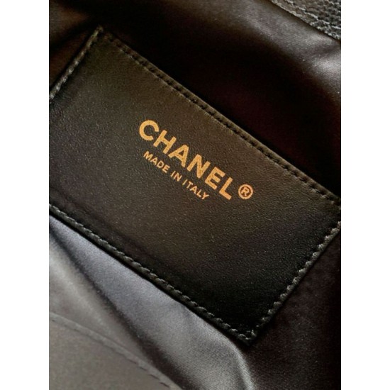 Replica Borsa a secchiello Chanel 25C grande/piccola in pelle di vitello granata AS5311 AS5293 Nero Imitazioni Falso