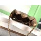 Replica Borsa a secchiello Chanel 25C grande/piccola in pelle di vitello granata AS5311 AS5293 Oro scuro Imitazioni Falso
