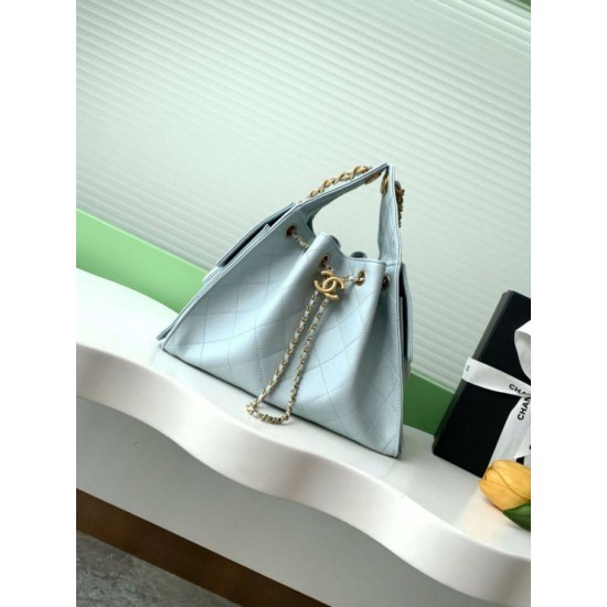 Replica Borsa a secchiello Chanel 25C grande/piccola in pelle di vitello granata AS5311 AS5293 Blu Imitazioni Falso