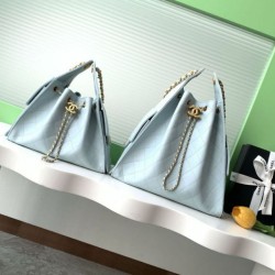 Replica Borsa a secchiello Chanel 25C grande/piccola in pelle di vitello granata AS5311 AS5293 Blu Imitazioni Falso