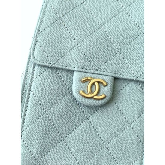 Replica Borsa a secchiello Chanel 25C grande/piccola in pelle di vitello granata AS5311 AS5293 Blu Imitazioni Falso