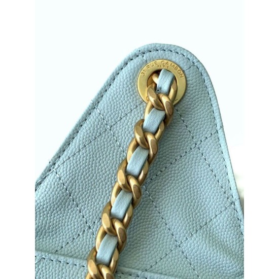 Replica Borsa a secchiello Chanel 25C grande/piccola in pelle di vitello granata AS5311 AS5293 Blu Imitazioni Falso