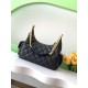 Replica Borsa hobo Chanel 25C grande/maxi metallizzata AS5339 AS5302 Nero Imitazioni Falso