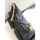 Replica Borsa hobo Chanel 25C grande/maxi metallizzata AS5339 AS5302 Nero Imitazioni Falso