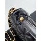 Replica Borsa Chanel 25P Mini con patta e manico superiore AS5354 Nero Imitazioni Falso Replica Borsa Chanel 25P Mini con patta e manico superiore AS5354 Nero Imitazioni Falso