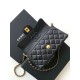 Replica Borsa Chanel 25P Mini con patta e manico superiore AS5354 Nero Imitazioni Falso Replica Borsa Chanel 25P Mini con patta e manico superiore AS5354 Nero Imitazioni Falso