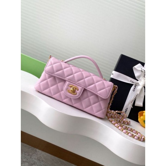 Replica Borsa Chanel 25P Mini con patta e manico superiore AS5354 Beige Imitazioni Falso Replica Borsa Chanel 25P Mini con patta e manico superiore AS5354 Beige Imitazioni Falso