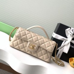 Replica Borsa Chanel 25P Mini Flap con Manico Superiore AS5354 Rosa Imitazioni Falso