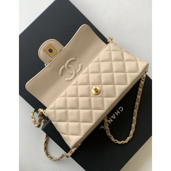 Replica Borsa Chanel 25P Mini Flap con Manico Superiore AS5354 Rosa Imitazioni Falso