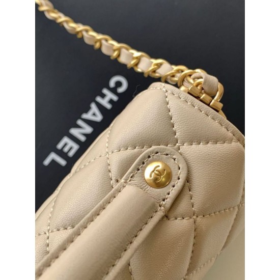 Replica Borsa Chanel 25P Mini Flap con Manico Superiore AS5354 Rosa Imitazioni Falso