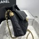 Replica Borsa Chanel 25P piccola con patta e manico superiore AS5355 Nera Imitazioni Falso Replica Borsa Chanel 25P piccola con patta e manico superiore AS5355 Nera Imitazioni Falso