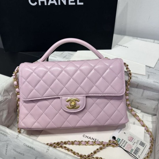 Replica Borsa Chanel 25P con patta e manico superiore AS5356 Rosa Imitazioni Falso Replica Borsa Chanel 25P con patta e manico superiore AS5356 Rosa Imitazioni Falso