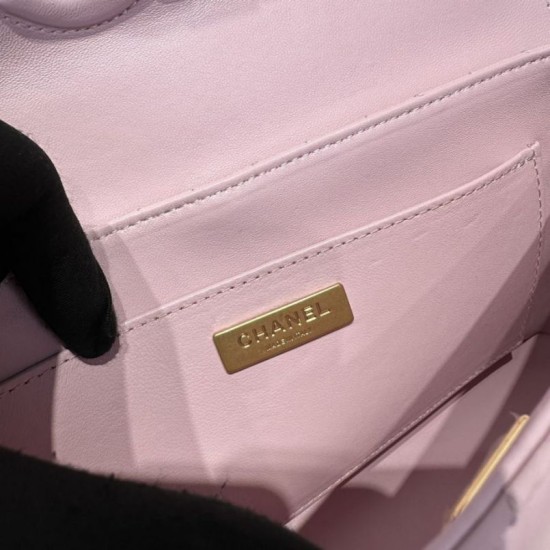 Replica Borsa Chanel 25P con patta e manico superiore AS5356 Rosa Imitazioni Falso Replica Borsa Chanel 25P con patta e manico superiore AS5356 Rosa Imitazioni Falso