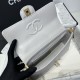 Replica Borsa Chanel 25P con patta e manico superiore AS5356 Beige Imitazioni Falso