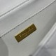 Replica Borsa Chanel 25P con patta e manico superiore AS5356 Beige Imitazioni Falso