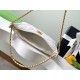 Replica Borsa hobo Chanel 25S AS5528 Oro Bianco Metallizzato Imitazioni Falso