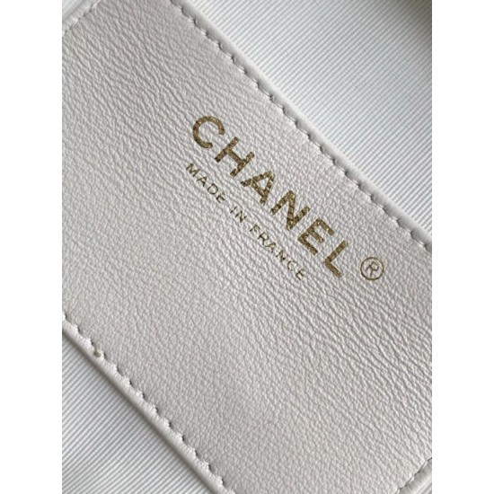 Replica Borsa hobo Chanel 25S AS5528 Oro Bianco Metallizzato Imitazioni Falso