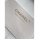 Replica Borsa hobo Chanel 25S AS5528 Oro Bianco Metallizzato Imitazioni Falso